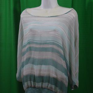 New York & Co Sheer Pullover Top
